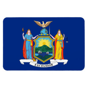 New York: The Empire State, Home Big Apple Flag Magnet