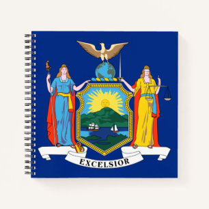 New York: The Empire State, Home Big Apple Flag Notebook