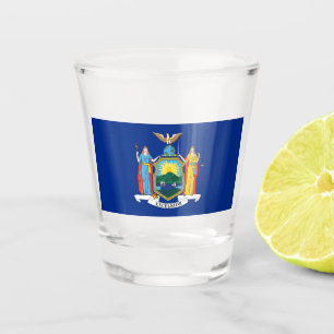 New York: The Empire State, Home Big Apple Flag Shot Glass