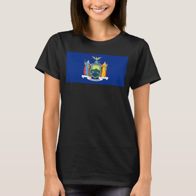New York: The Empire State, Home Big Apple Flag T-Shirt (Front)