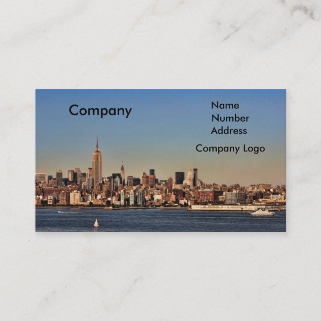 New York Themed Business Cards (Front)