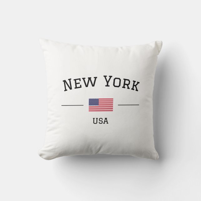 New York Throw Pillow (Front)
