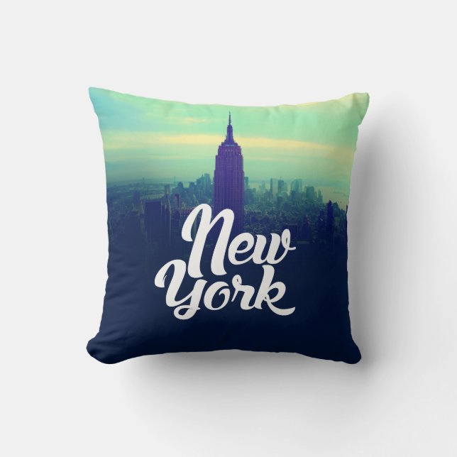 New York Throw Pillow (Front)