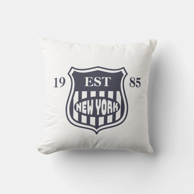 New York Throw Pillow (Front)