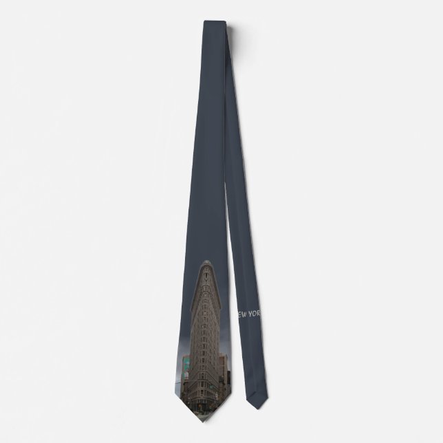 New York Tie NY City Flatiron Souvenir Necktie (Front)