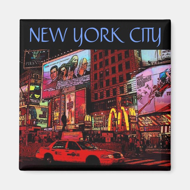 New York (Times Sq.) Magnet (Front)