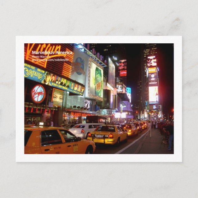 New York Times Square Postcard (Front)