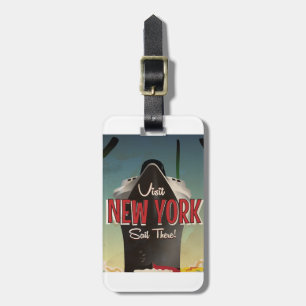 New York To Southampton Luggage Tag