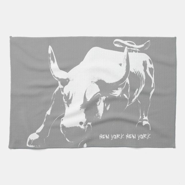 New York Towel Personalized NYC Souvenir Tea Towel (Horizontal)