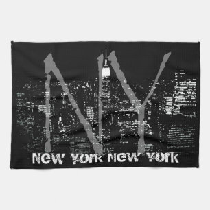 New York Towel Personalized NYC Souvenir Tea Towel