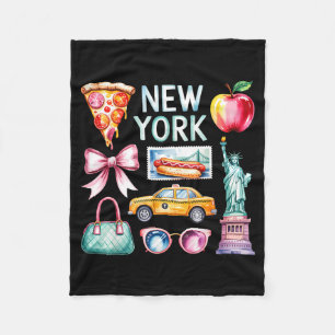 New York Trip - Girls Trip Fleece Blanket