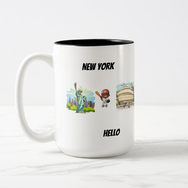 New York Two-Tone Coffee Mug (Left)