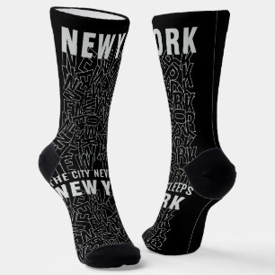 New York Typography Socks