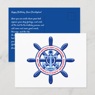 New York, United States, Customizable, Sea Travel Postcard
