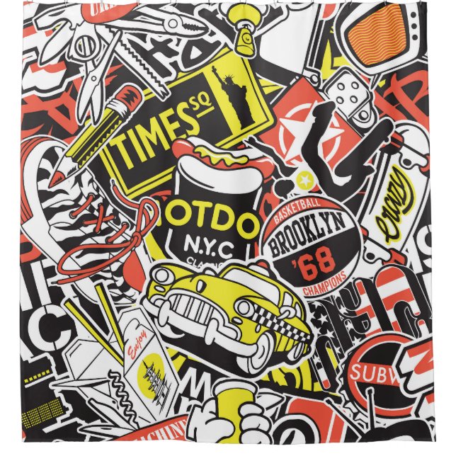 New York urban: sticker patchwork. (Front)