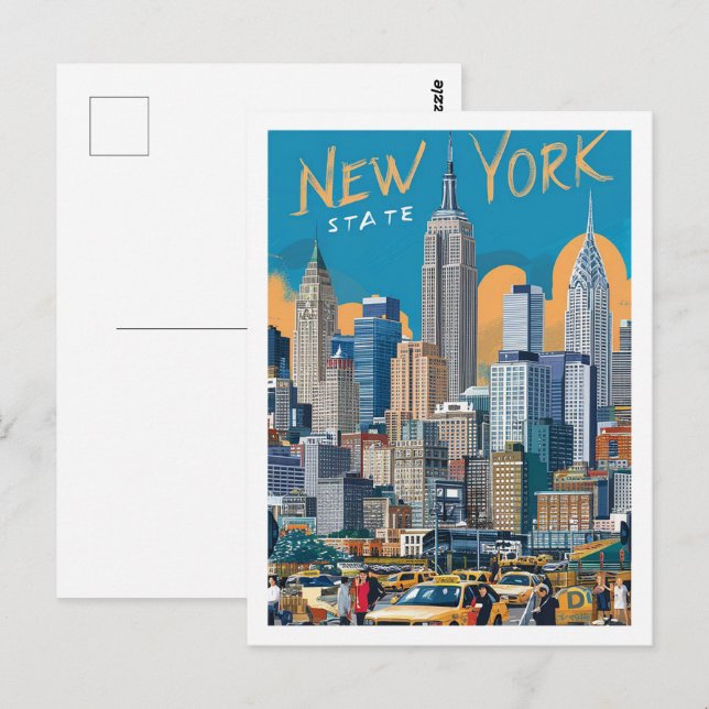 New York USA Famous Travel Place Postcard (Front/Back)