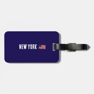 New York/USA Flag   Luggage Tag