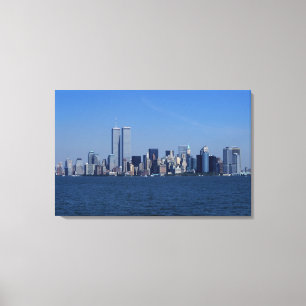 New York, USA. Skyline of downtown Manhattan Canvas Print
