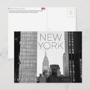 New York, USA Travel Postcard