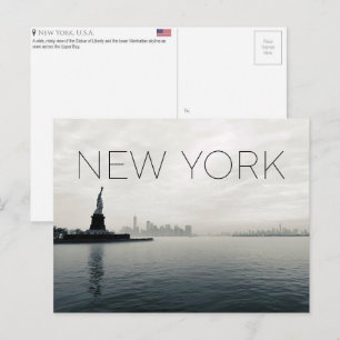 New York, USA Travel Postcard