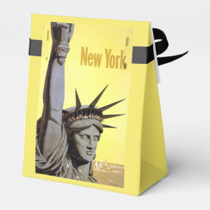 New York USA Vintage Travel favour box