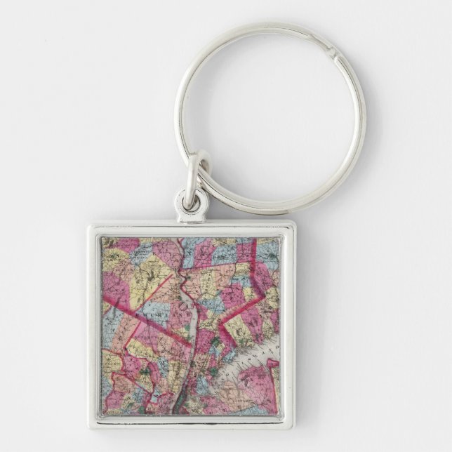 New York & vicinity Keychain (Front)