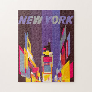 New York Vintage Art Cool Historical Photos Travel Jigsaw Puzzle