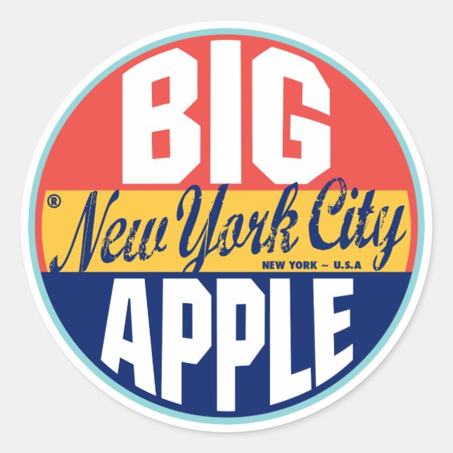 New York Vintage Label (Front)