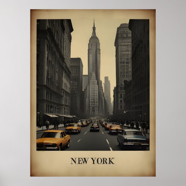 New York vintage poster (Front)