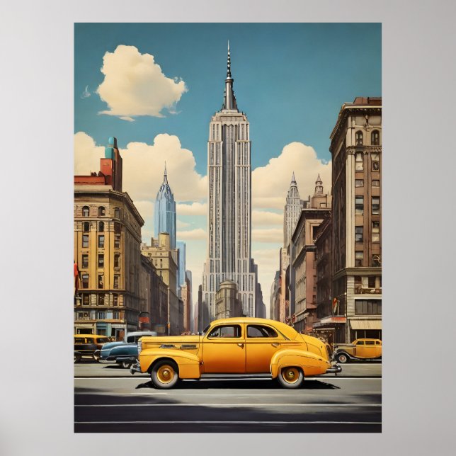 New York vintage poster (Front)