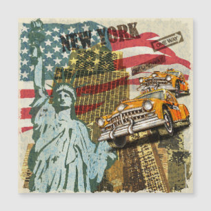 New York vintage travel poster.