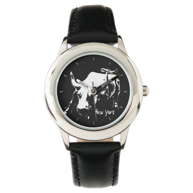New York Watch New York Bull Souvenir Wristwatch (Front)