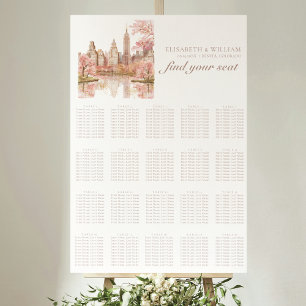 New York Wedding 20 Table Seating Chart