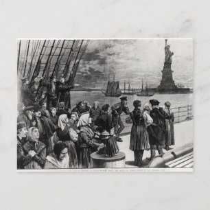 New York - Welcome to the land of freedom Postcard