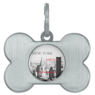 New York with Love Pet Tag