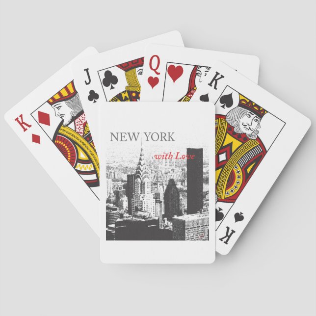 New York with Love Playing Cards (Back)