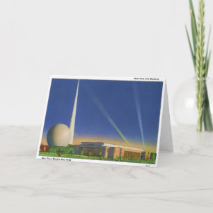 New York Worlds Fair 1939 Greeting card
