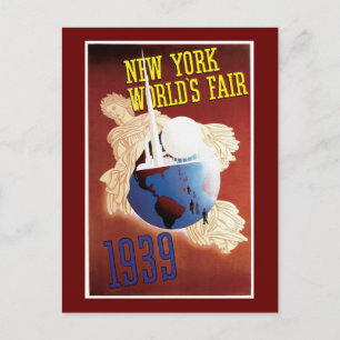 "New York World's Fair 1939"  Vintage Postcard