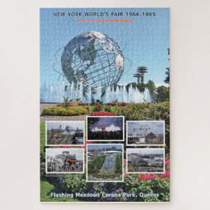 New York World's Fair Puzzle (avec lettrage)