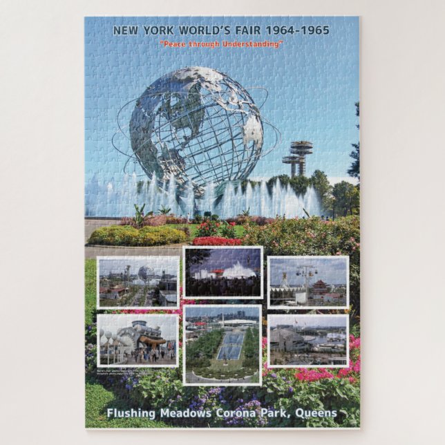 New York World's Fair Puzzle (with lettering) (Vertical)