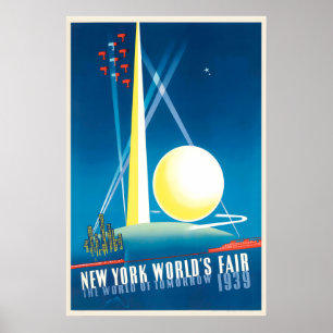 New York World's Fair The World of Tomorrow939 Poster