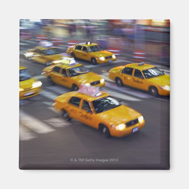 New York Yellow Taxi's Magnet (Front)