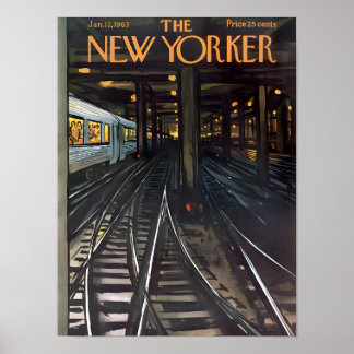 New Yorker 12 janvier 1963 Poster