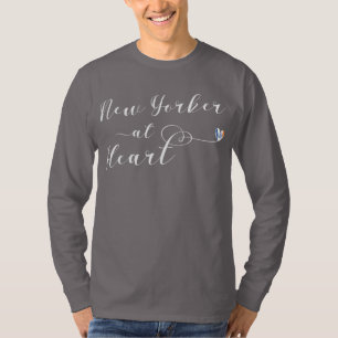 New Yorker At Heart, New York NYC T-Shirt