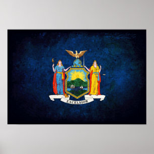 New Yorker Flag Poster