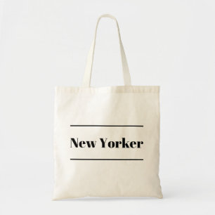 New Yorker, New York City Tote Bag