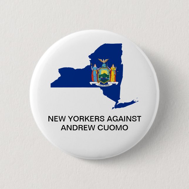 NEW YORKERS AGAINST ANDREW CUOMO GOVERNOR BUTTON (Front)