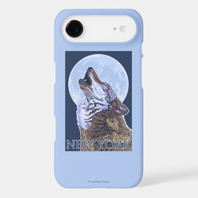 New YorkHowling Wolf Case-Mate iPhone Case (Back)