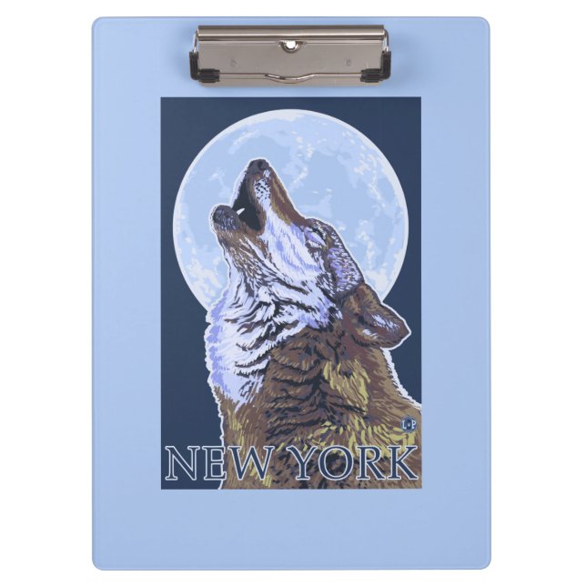 New YorkHowling Wolf Clipboard (Front)