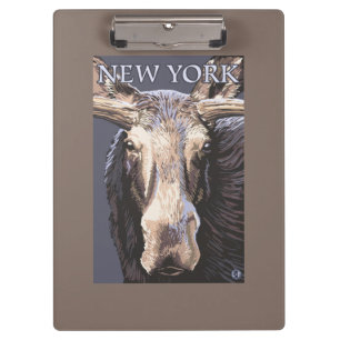 New YorkMoose Up Close Clipboard
